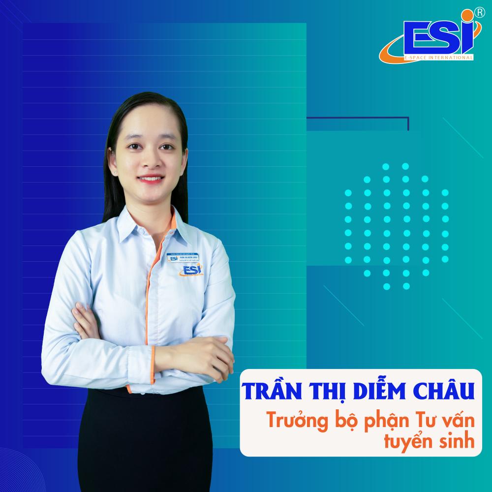 Cô Trần Thị Diễm Châu - Trưởng bộ phận Tư vấn tuyển sinh